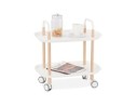 Desserte roulante VELOCE blanche design