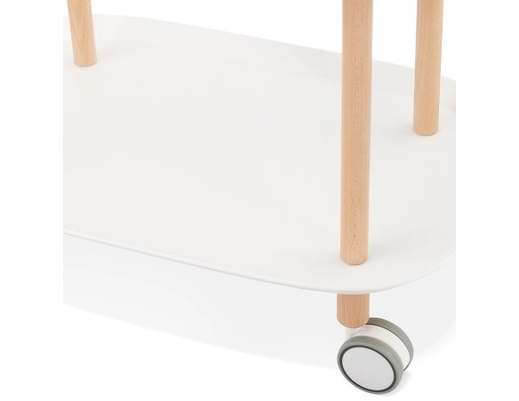 Desserte roulante VELOCE blanche design