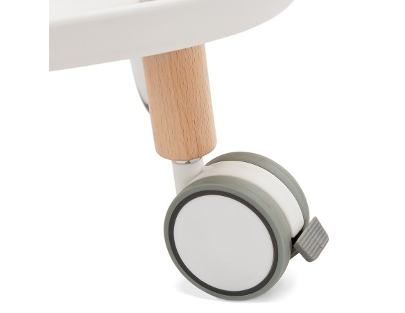 Desserte roulante VELOCE blanche design