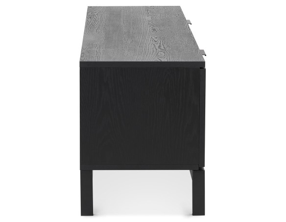 Meubles tv design CATODIK en bois et métal noir