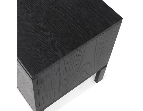 Meubles tv design CATODIK en bois et métal noir