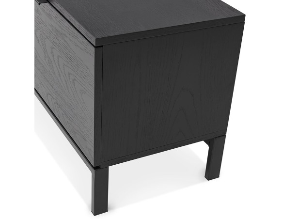 Meubles tv design CATODIK en bois et métal noir