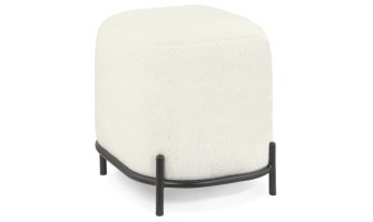 LS01360BE 5404028349380 Pouf ORSO ONE en tissu bouloché beige