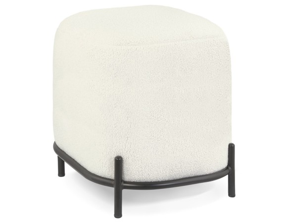 LS01360BE 5404028349380 Pouf ORSO ONE en tissu bouloché beige