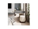 Pouf ORSO ONE en tissu bouloché beige