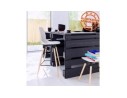 Tabouret bas design ALADIN noir style scandinave