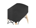 Tabouret bas design ALADIN noir style scandinave