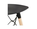 Tabouret bas design ALADIN noir style scandinave