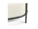 Banquette design ORSO BENCH en tissu bouloché beige