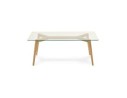 Table basse de salon design MOLY en verre