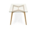 Table basse de salon design MOLY en verre
