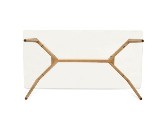 Table basse de salon design MOLY en verre