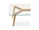 Table basse de salon design MOLY en verre