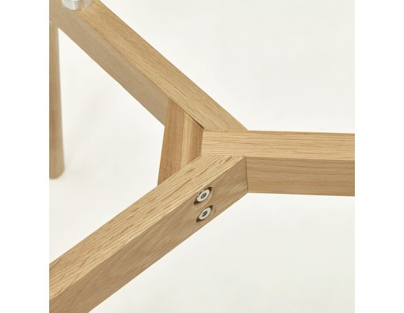 Table basse de salon design MOLY en verre