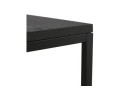Set de 2 tables gigognes emboîtables style industriel MOMA en bois et métal noir