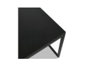 Set de 2 tables gigognes emboîtables style industriel MOMA en bois et métal noir