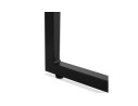 Set de 2 tables gigognes emboîtables style industriel MOMA en bois et métal noir