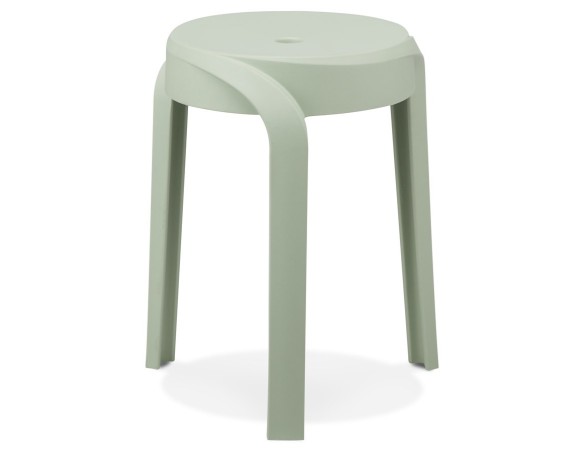 LS01280LE 5404028343463 Tabouret bas empilable POMPA en matière plastique vert clair