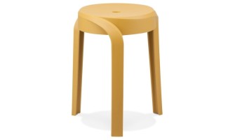 LS01290MU 5404028343487 Tabouret bas empilable POMPA en matière plastique moutarde
