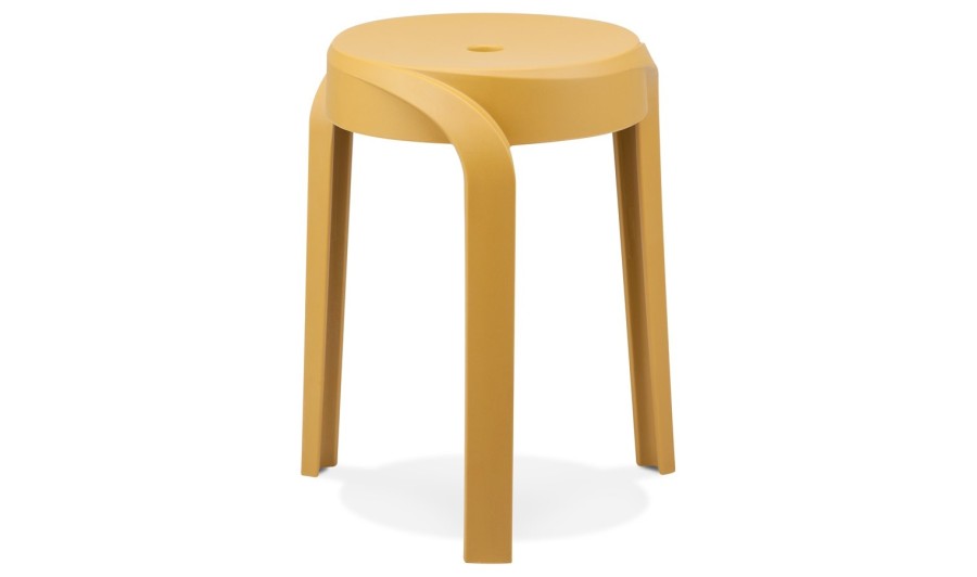 LS01290MU 5404028343487 Tabouret bas empilable POMPA en matière plastique moutarde LS01290MU 5404028343487 Tabouret bas empilable POMPA en matière plastique moutarde