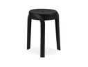 LS01310BL 5404028343524 Tabouret bas empilable POMPA en matière plastique noir