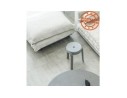 Tabouret bas empilable POMPA en matière plastique noir