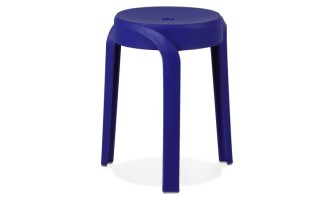 LS01450BU 5404028352953 Tabouret bas empilable POMPA en matière plastique bleu foncé