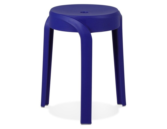 LS01450BU 5404028352953 Tabouret bas empilable POMPA en matière plastique bleu foncé