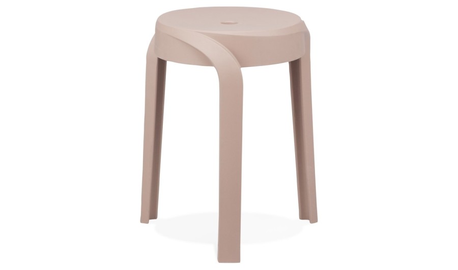 LS01460BE 5404028352977 Tabouret bas empilable POMPA en matière plastique beige LS01460BE 5404028352977 Tabouret bas empilable POMPA en matière plastique beige