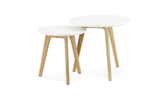 CT00380WH 5420072036755 Tables gigognes ronde GABY style scandinave