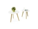 Tables gigognes ronde GABY style scandinave