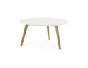 CT00400WH 5420072036793 Table basse de salon ronde KOFY style scandinave