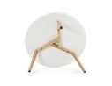 Table basse de salon ronde KOFY style scandinave