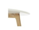 Table basse de salon ronde KOFY style scandinave