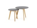CT00420DG 5420072041490 Tables gigognes ronde GABY grises foncées