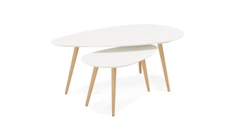 CT00430WH 5420072041513 Tables gigognes design TETRYS blanches