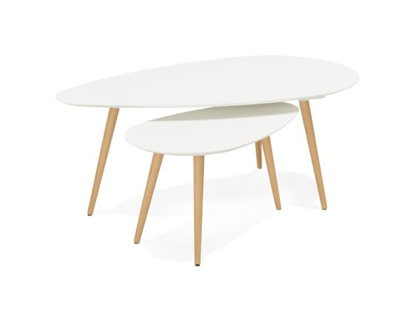 CT00430WH 5420072041513 Tables gigognes design TETRYS blanches
