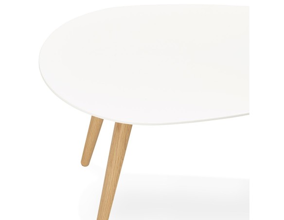 Tables gigognes design TETRYS blanches