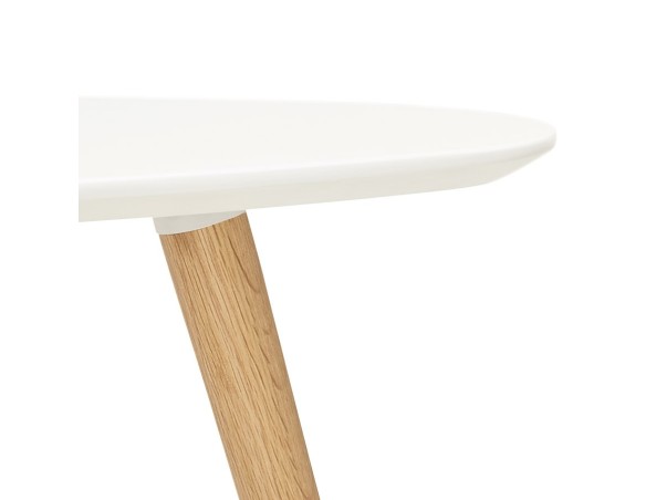 Tables gigognes design TETRYS blanches
