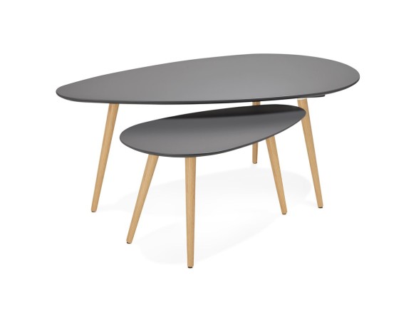 CT00440DG 5420072041537 Tables gigognes design TETRYS grises foncées