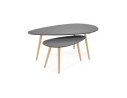 CT00440DG 5420072041537 Tables gigognes design TETRYS grises foncées