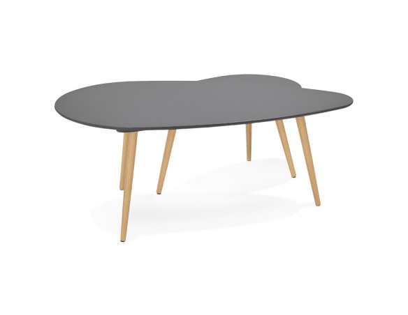 Tables gigognes design TETRYS grises foncées