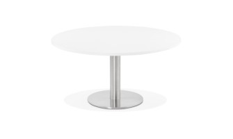 CT00550WH 5420072053394 Table basse lounge HOUSTON blanche - à̃ 90 cm