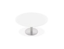 Table basse lounge HOUSTON blanche - 90 cm