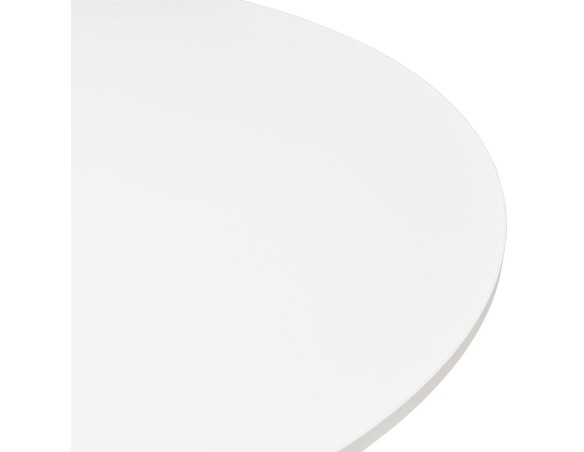 Table basse lounge HOUSTON blanche - 90 cm