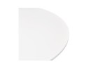 Table basse lounge HOUSTON blanche - 90 cm