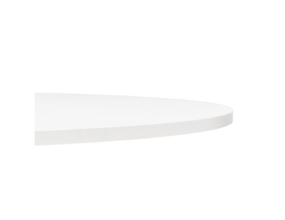 Table basse lounge HOUSTON blanche - 90 cm