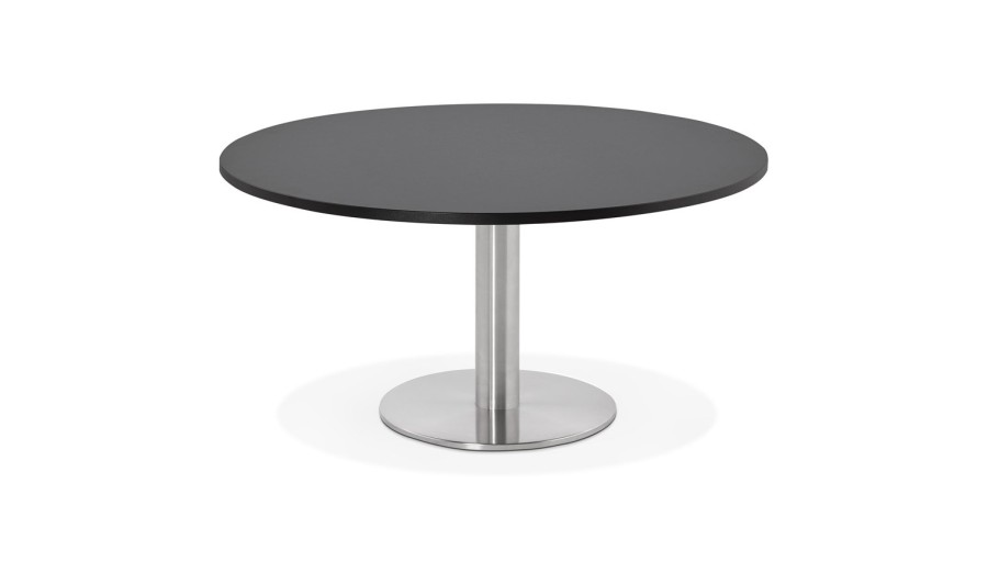 CT00560BL 5420072053417 Table basse lounge HOUSTON noire - à̃ 90 cm