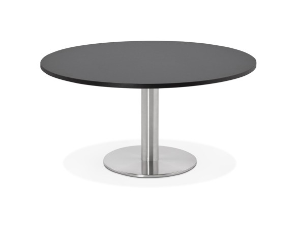 CT00560BL 5420072053417 Table basse lounge HOUSTON noire - à̃ 90 cm