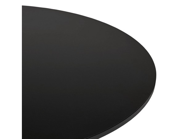 Table basse lounge HOUSTON noire - 90 cm